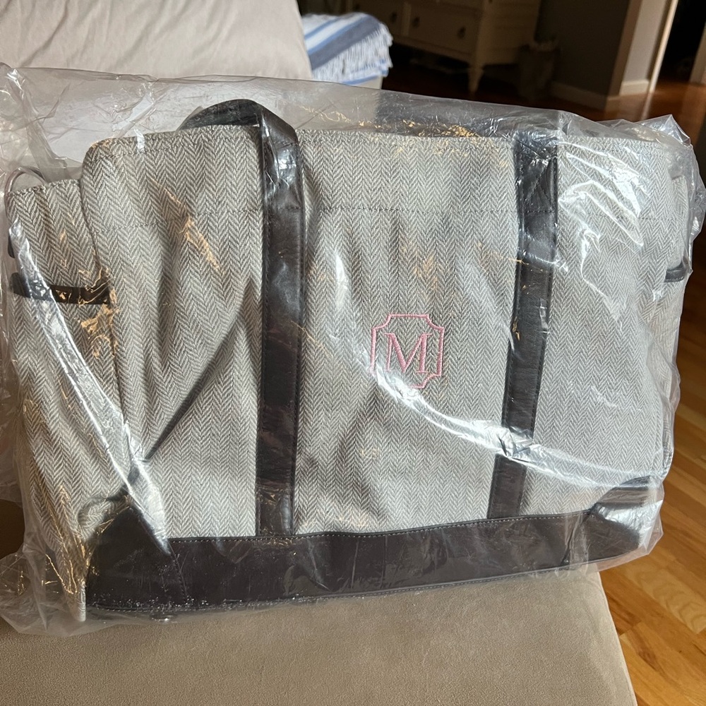 NWT Pottery Barn Diaper Bag with M
